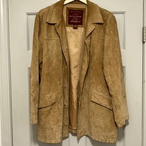 Eddie Bauer Seattle Suede Washable Jacket